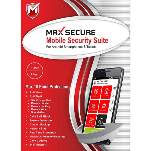 India Desire : Buy Max Secure Software Max Total Security for Android Version 6 - 1 Phone, 1 Year (Email Delivery in 2 Hours - No CD) at Rs. 30 from Amazon